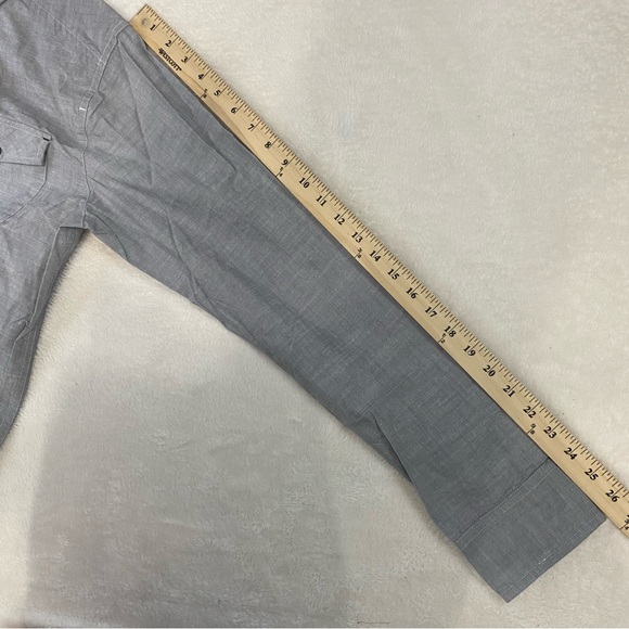 NWT Stio Men’s Small Ashton Chambray Shirt Pearl Snap Gray Long Sleeve Hiking - Picture 11 of 11